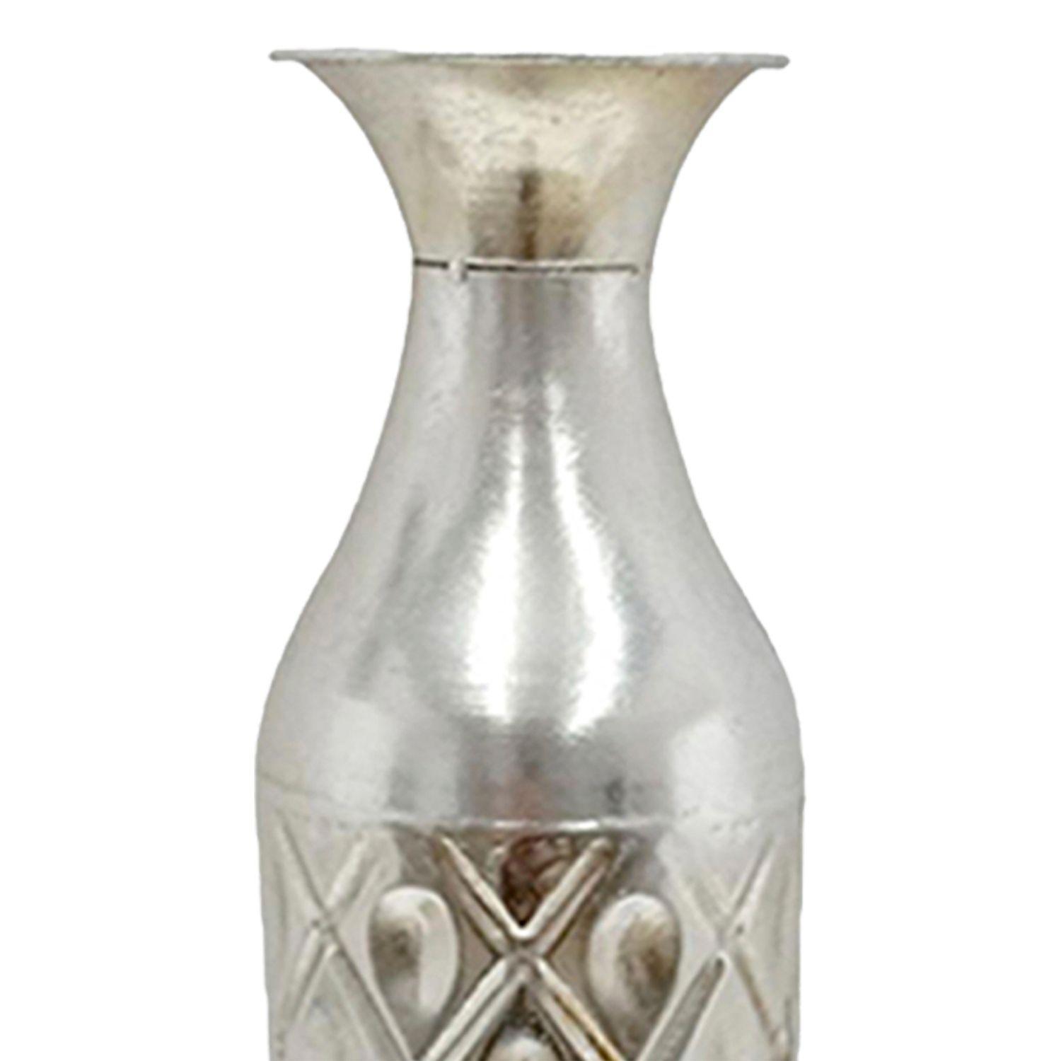 Jarrón Decorativo XL Morocco 79 Silver-2