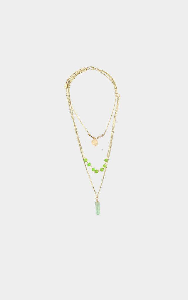 Collar Largo Fennel Verde Humana-0