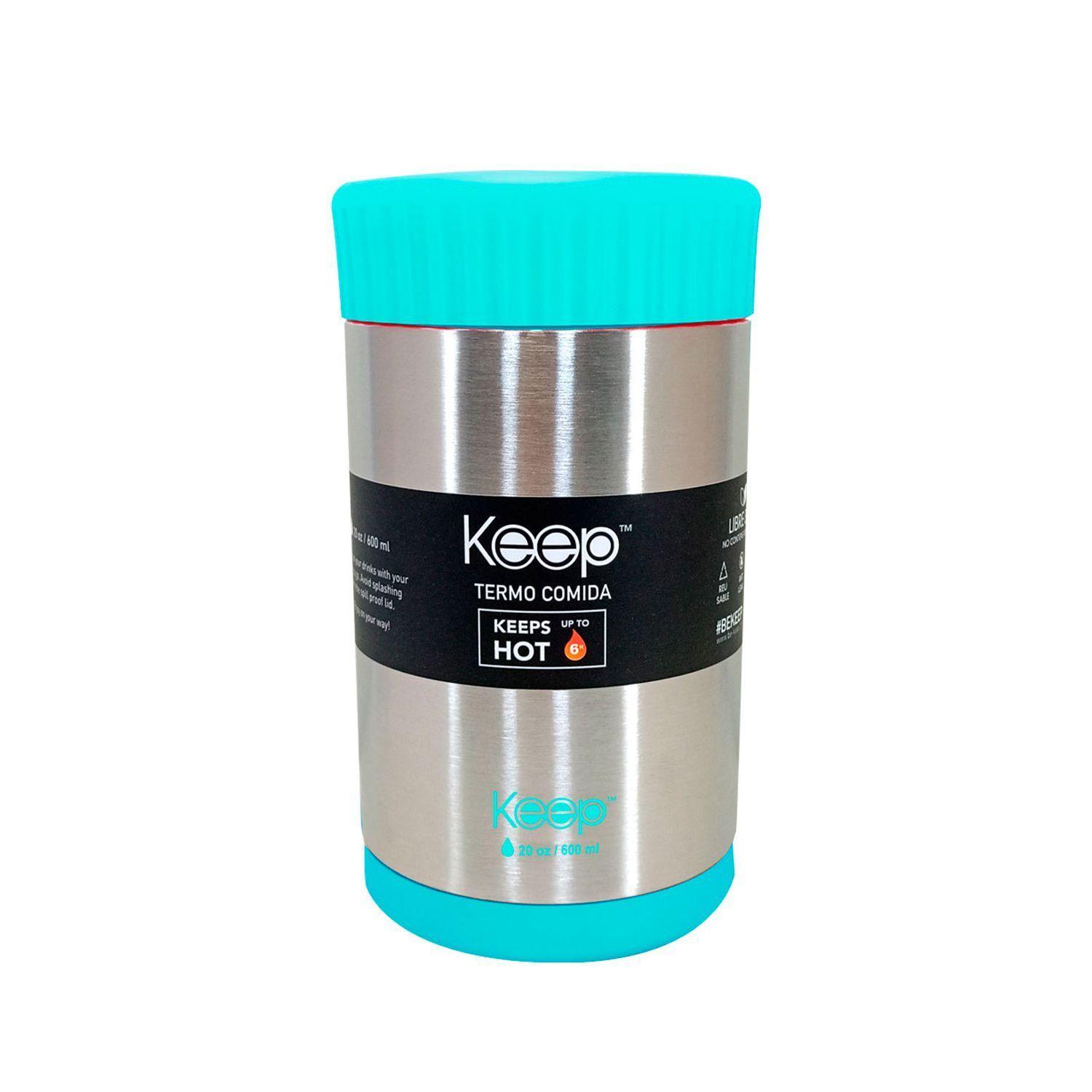 Termo Para Comida Acero Inoxidable 600 ml Rosado - Keep-1