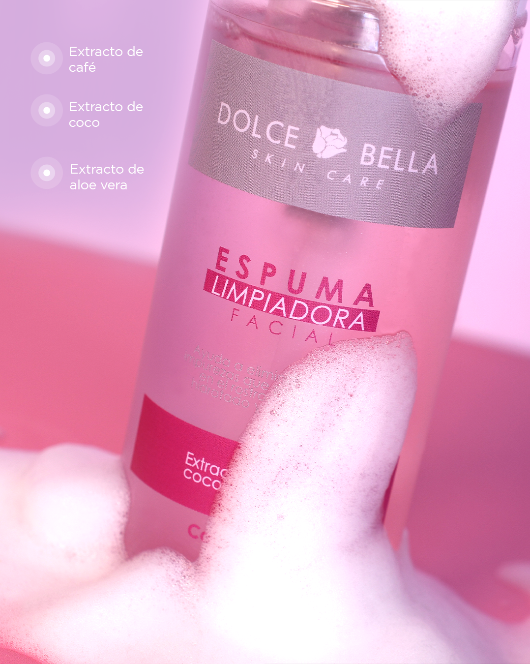 ESPUMA LIMPIADORA FACIAL DOLCE BELLA-3