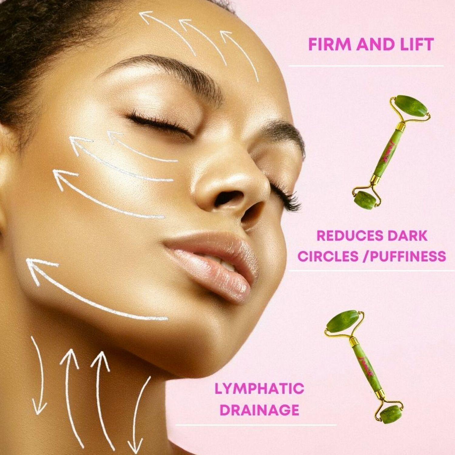 Pack Rodillo Facial Piedra Jade + 4 Mascarillas de Tratamiento J-Mask-2