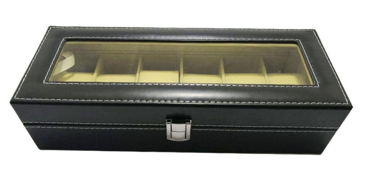 Caja De Relojes Organizador Para 6 Unidades-2