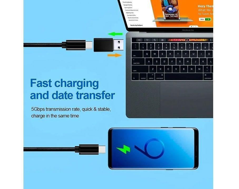 Adaptador Usb 3.0 Tipo A Macho  Tipo C Hembra-1