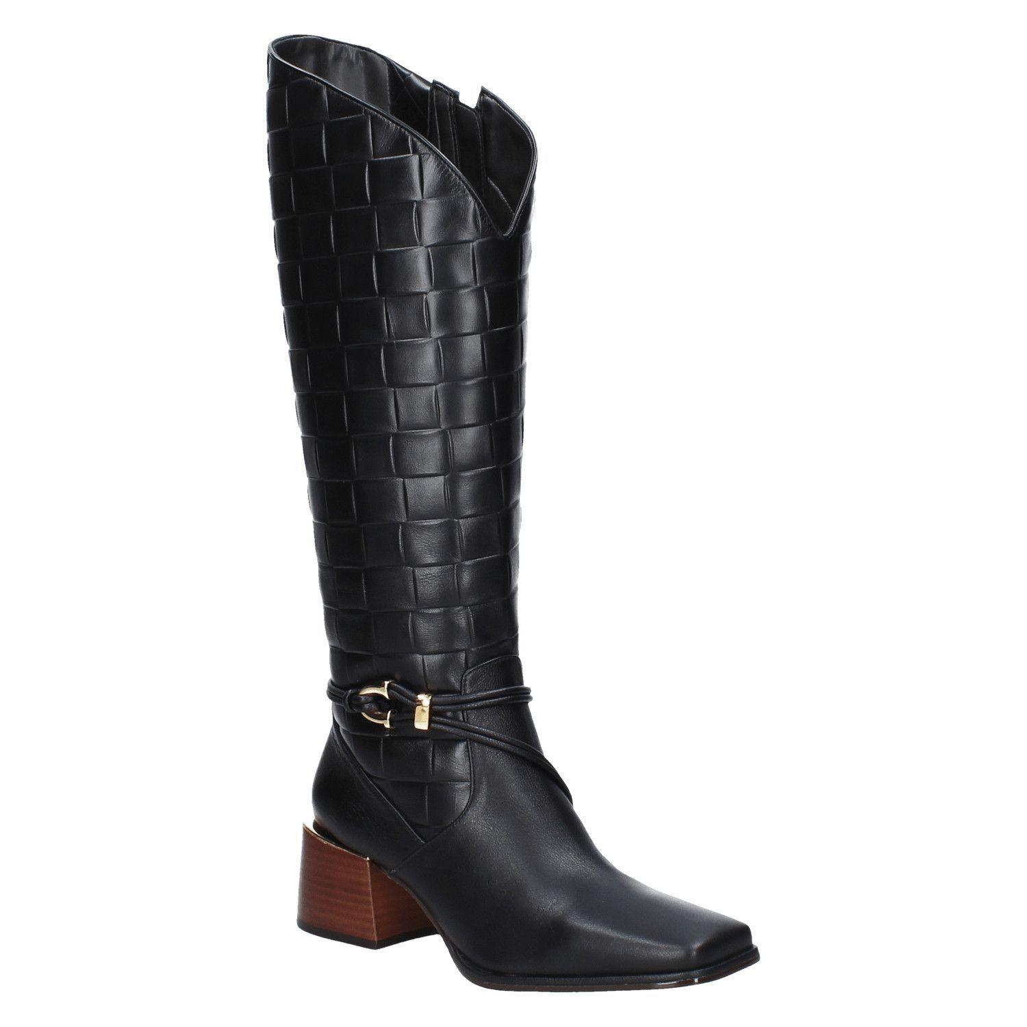 Bota Casual Mujer Luz da Lua - C530 Negro-0