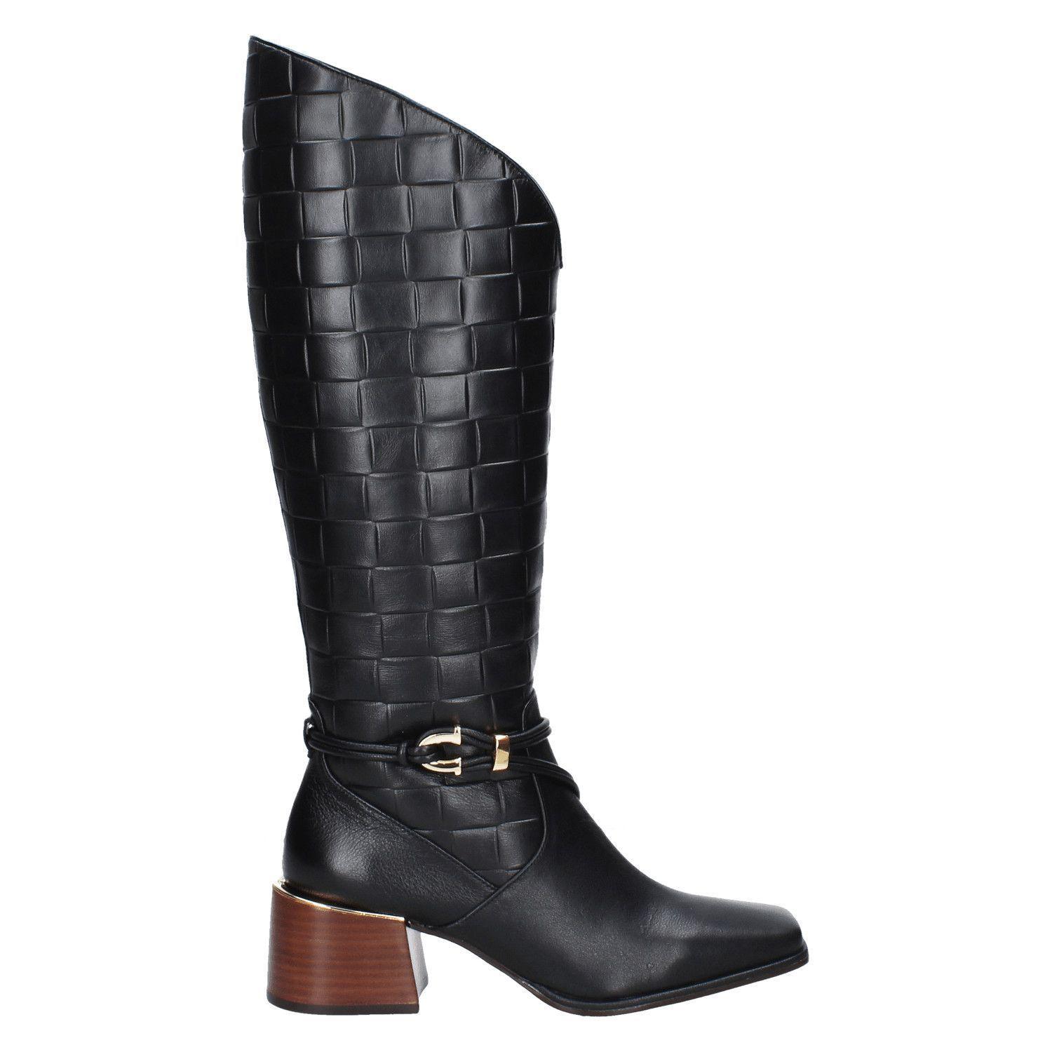 Bota Casual Mujer Luz da Lua - C530 Negro-1