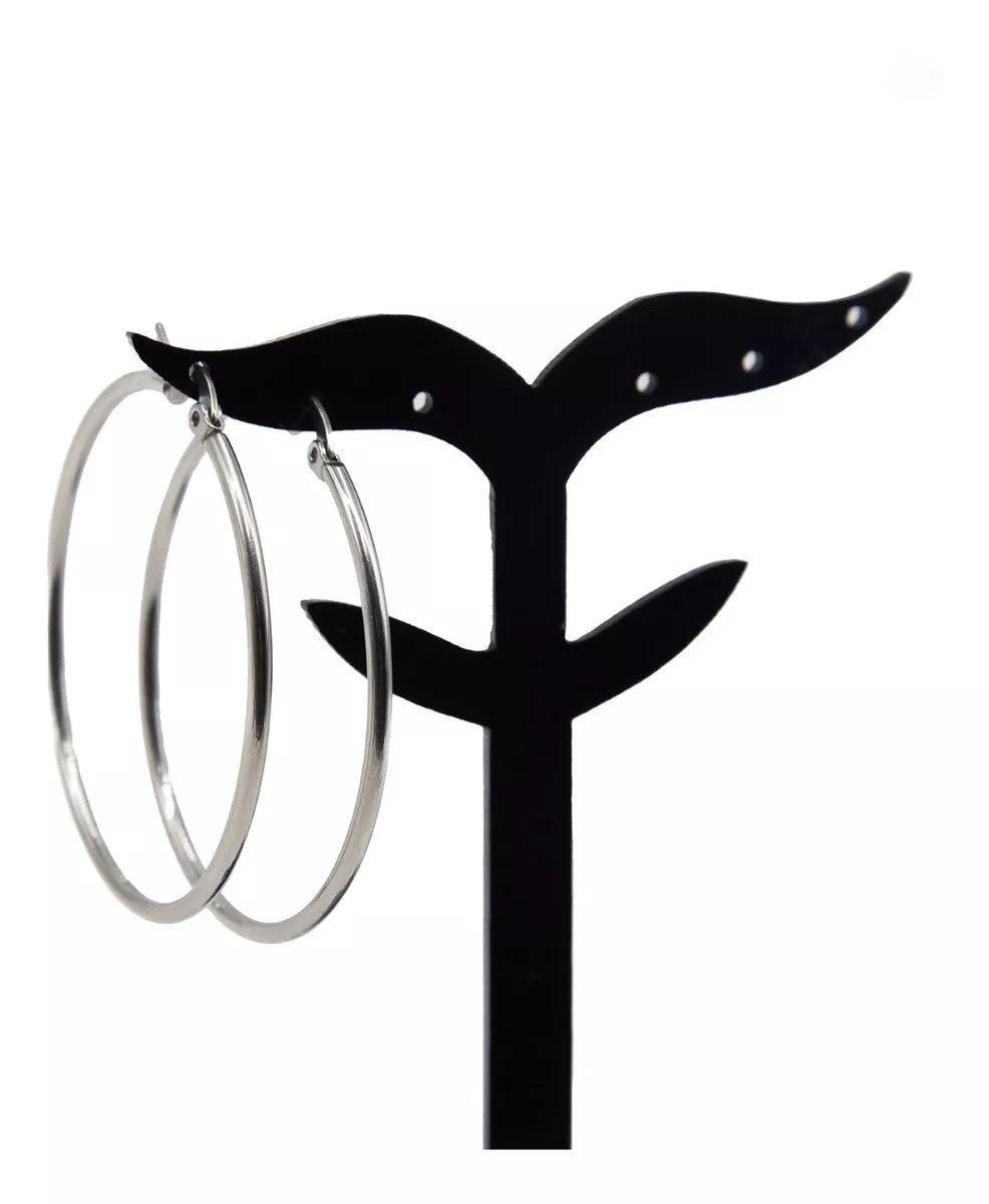 Aros Argolla Acero Quirurgico ,varias Medidas Pack 5 Pares-3