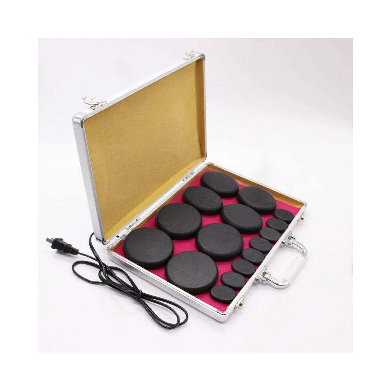 PACK MASOTERAPIA: Silla Spa + Piedra Caliente + Pistola de Masajes-2