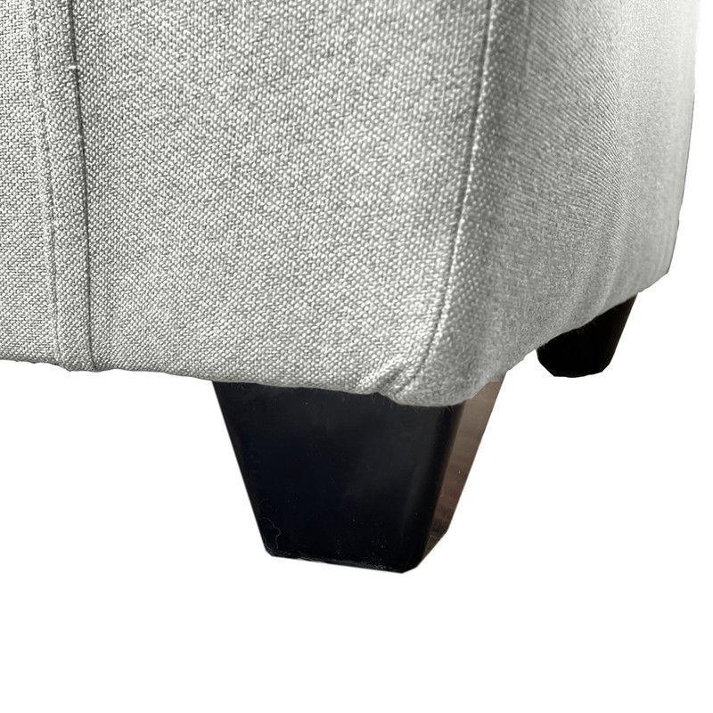 Par Butacas Mateo Chenille Gris Pata Plastica 1C-3