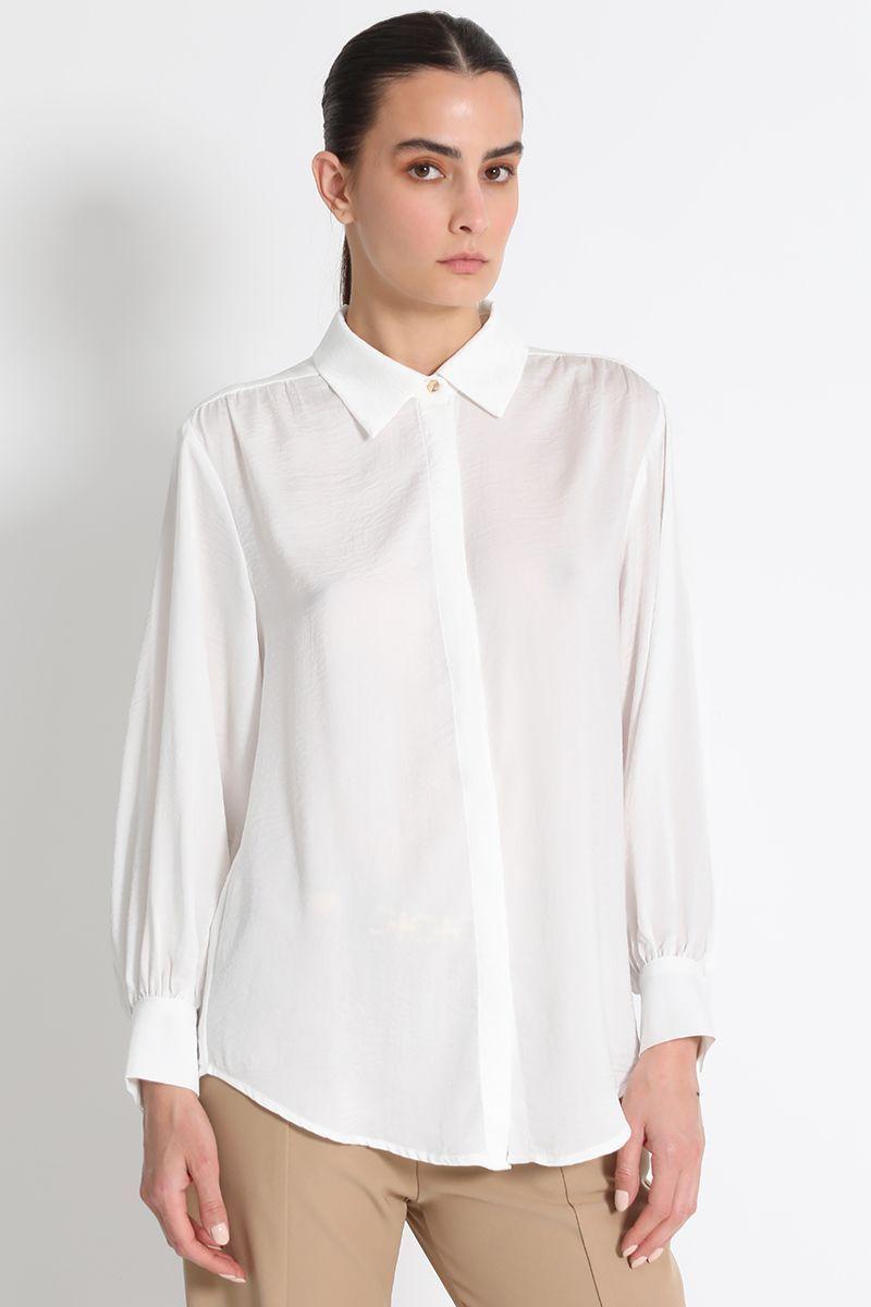 Blusa Camisera Básica Crudo Liola-0