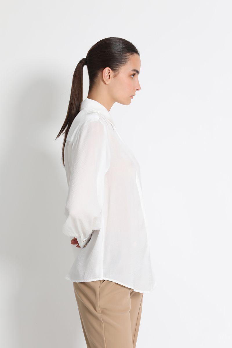 Blusa Camisera Básica Crudo Liola-4