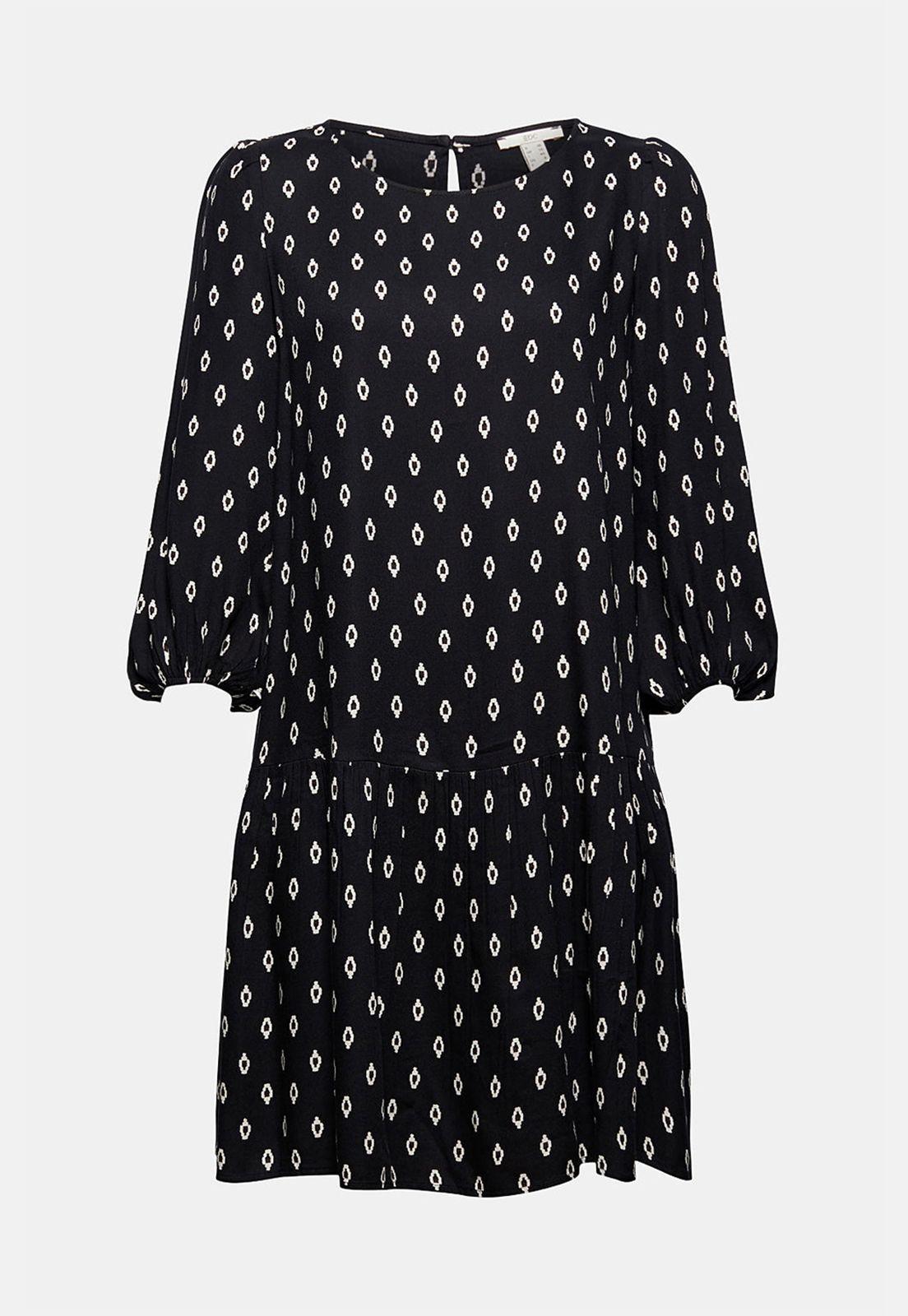 Vestido Mini Estampado De Lenzing™ Ecovero™ Esprit-3