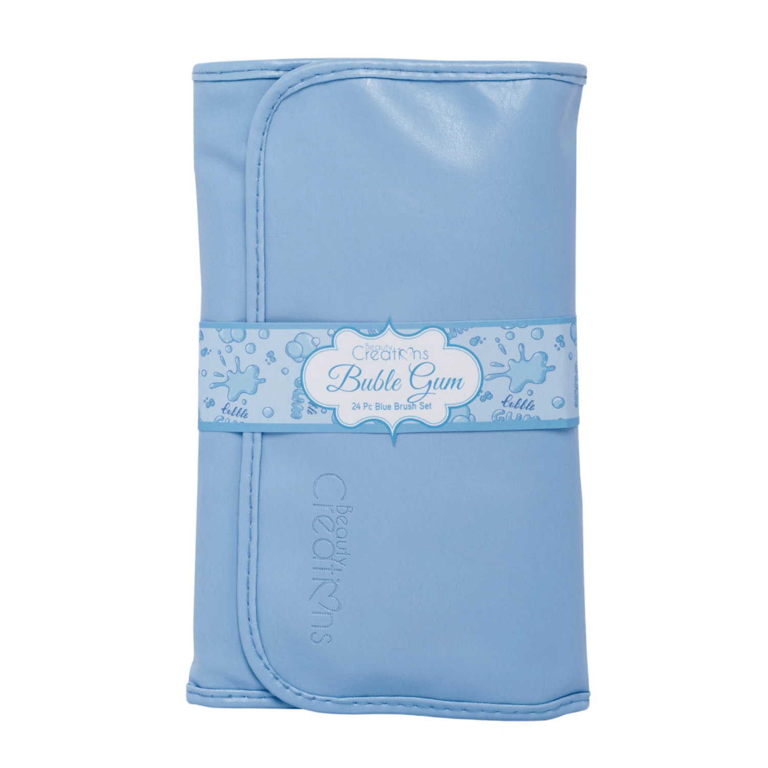 Pack Brocha Estilo Sirena Malú + Set 24 Brochas Pastel Bubble Gun de Beauty Creations-6