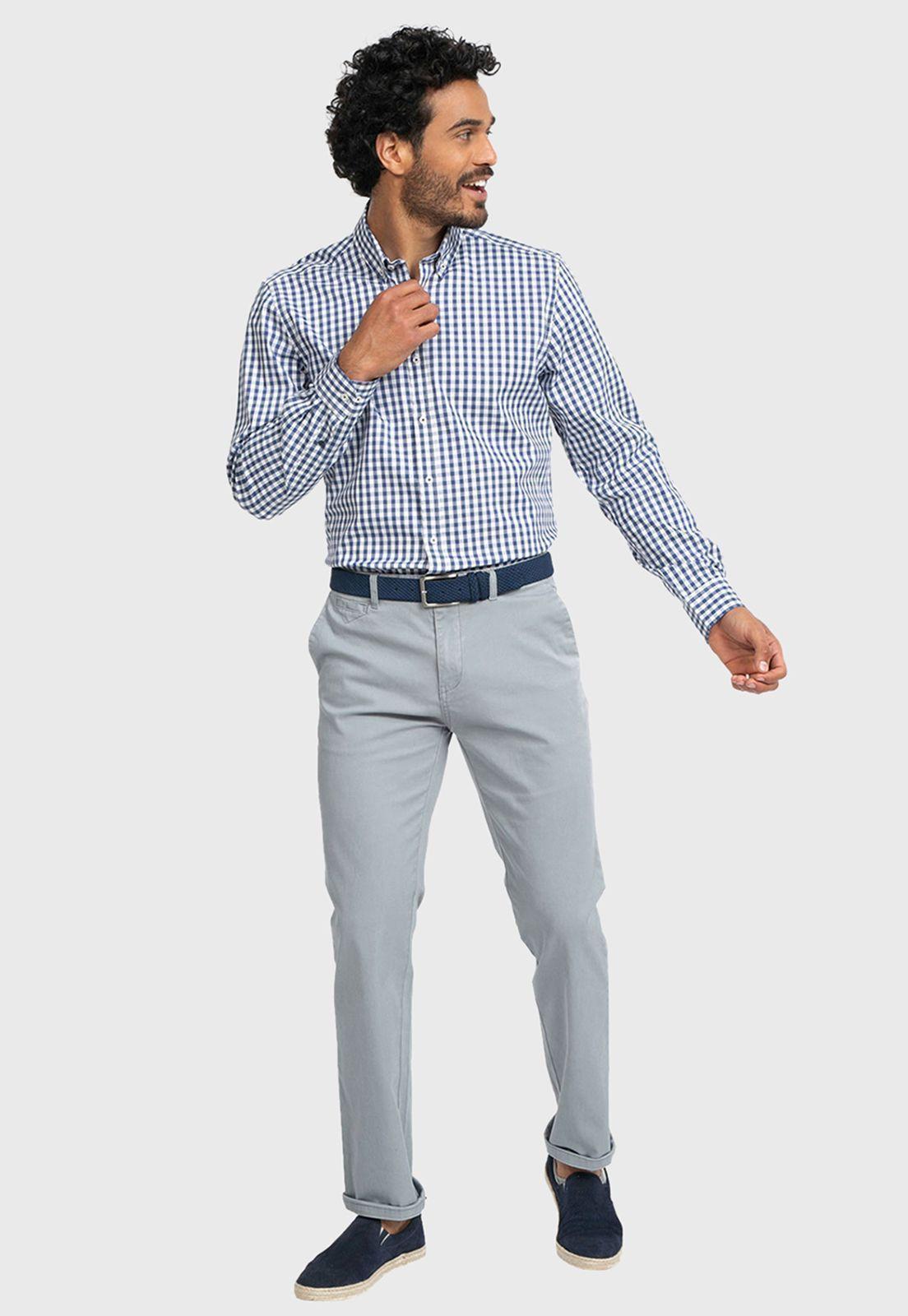 Camisa Casual Oxford A Cuadros-4