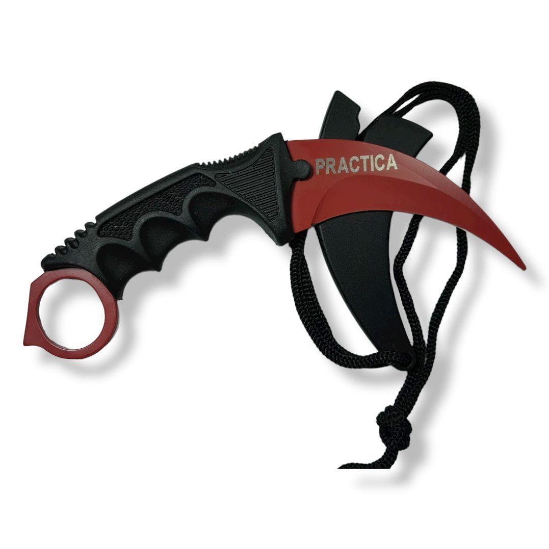 KARAMBIT ENTRENAMIENTO SIN FILO  RED  N68-0