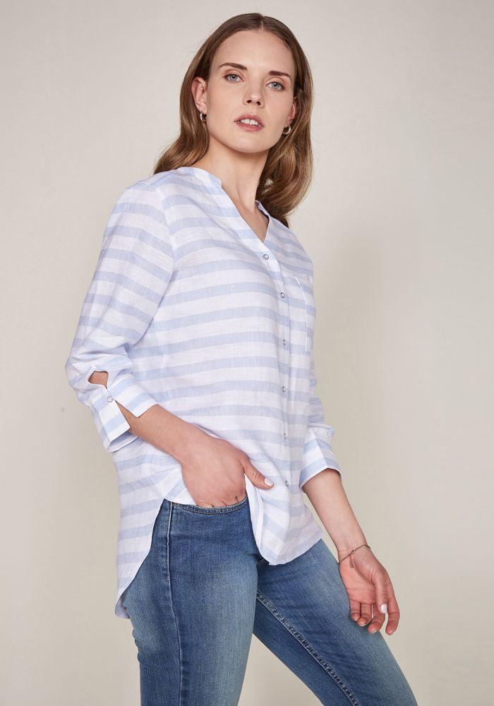 Blusa Adelfa Celeste -1