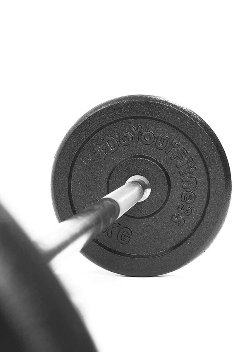 Set Pesas 50 KG Barra Mancuernas y Discos-1
