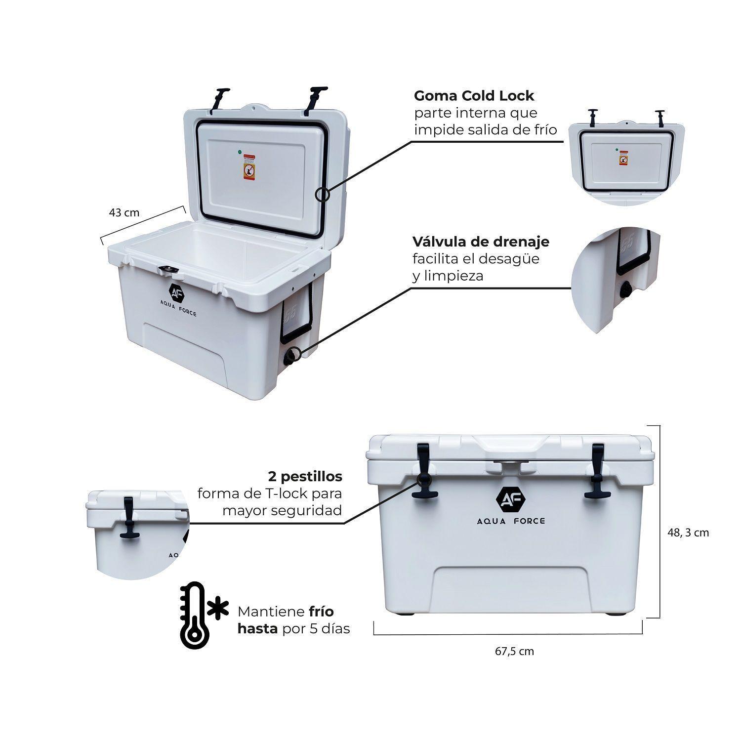 Cooler Isla de Capri 55QT Blanco-1