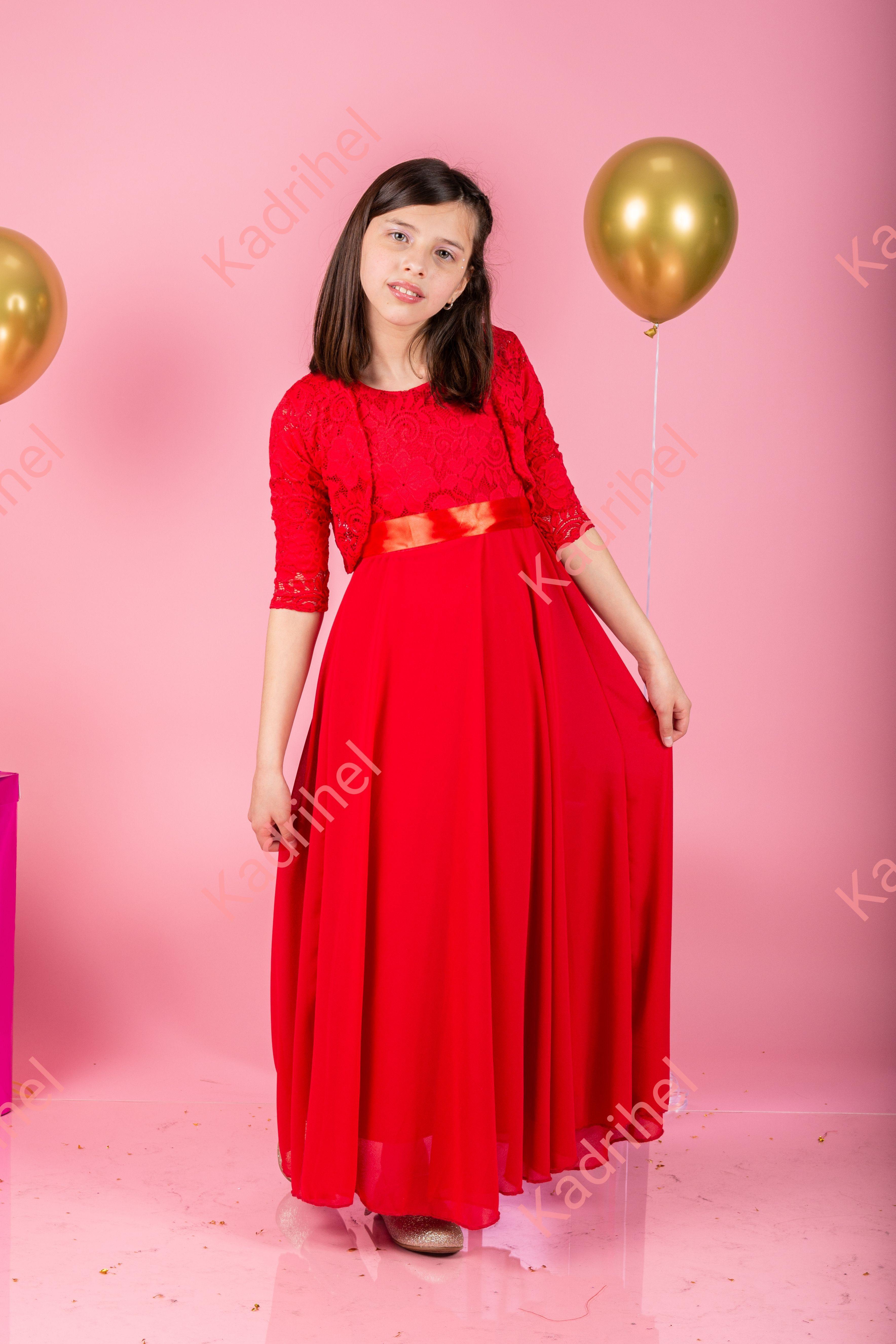 VESTIDO DE NIÑA MAS TAPADO FIESTA GALA BODA N021-0