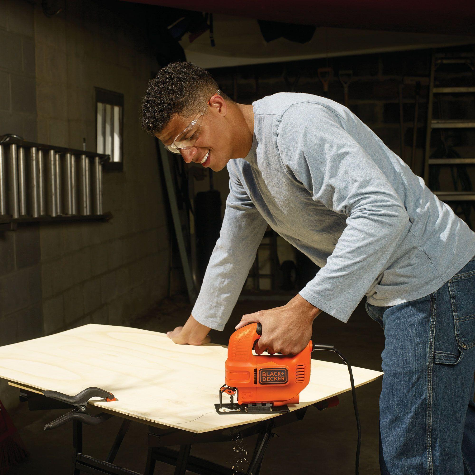 Sierra Circular + Sierra Caladora+ Lijadora Black+decker Cs1004-ks501-bs200-7