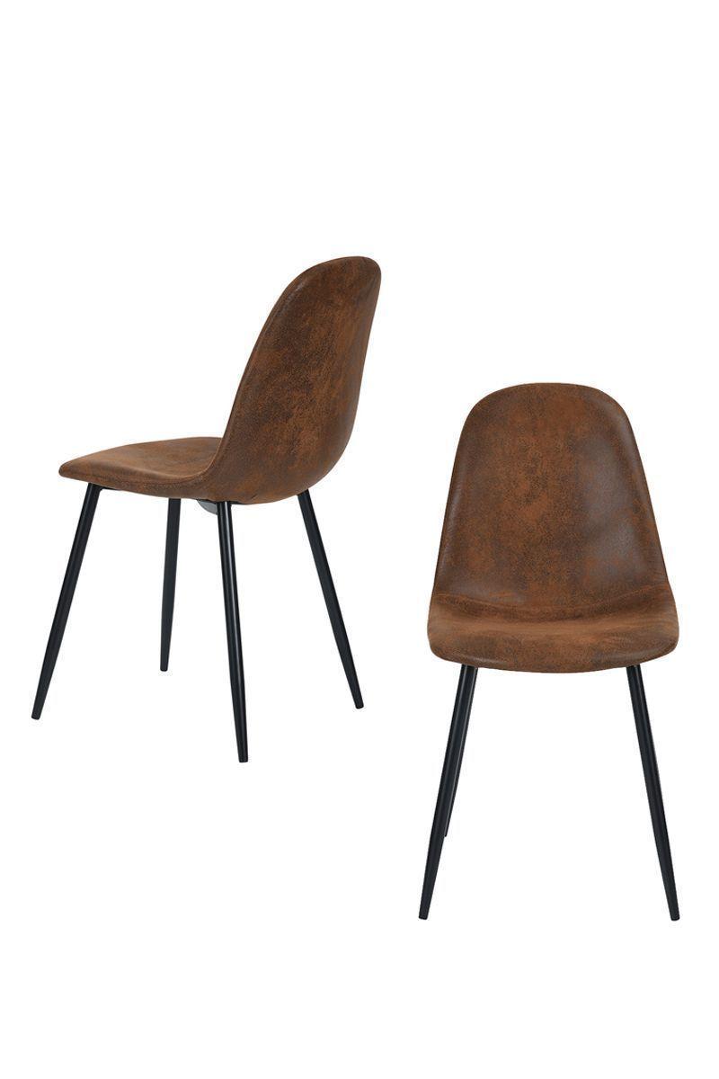 Pack 4 Sillas Comedor Vintage Pu y Terciopelo-3