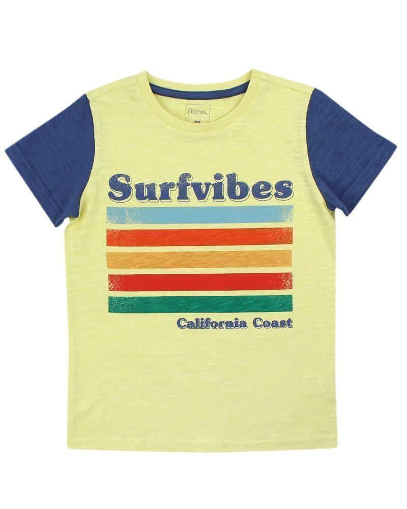 Polera Kids Niño Slub Savage Sunny Days Ficcus-0