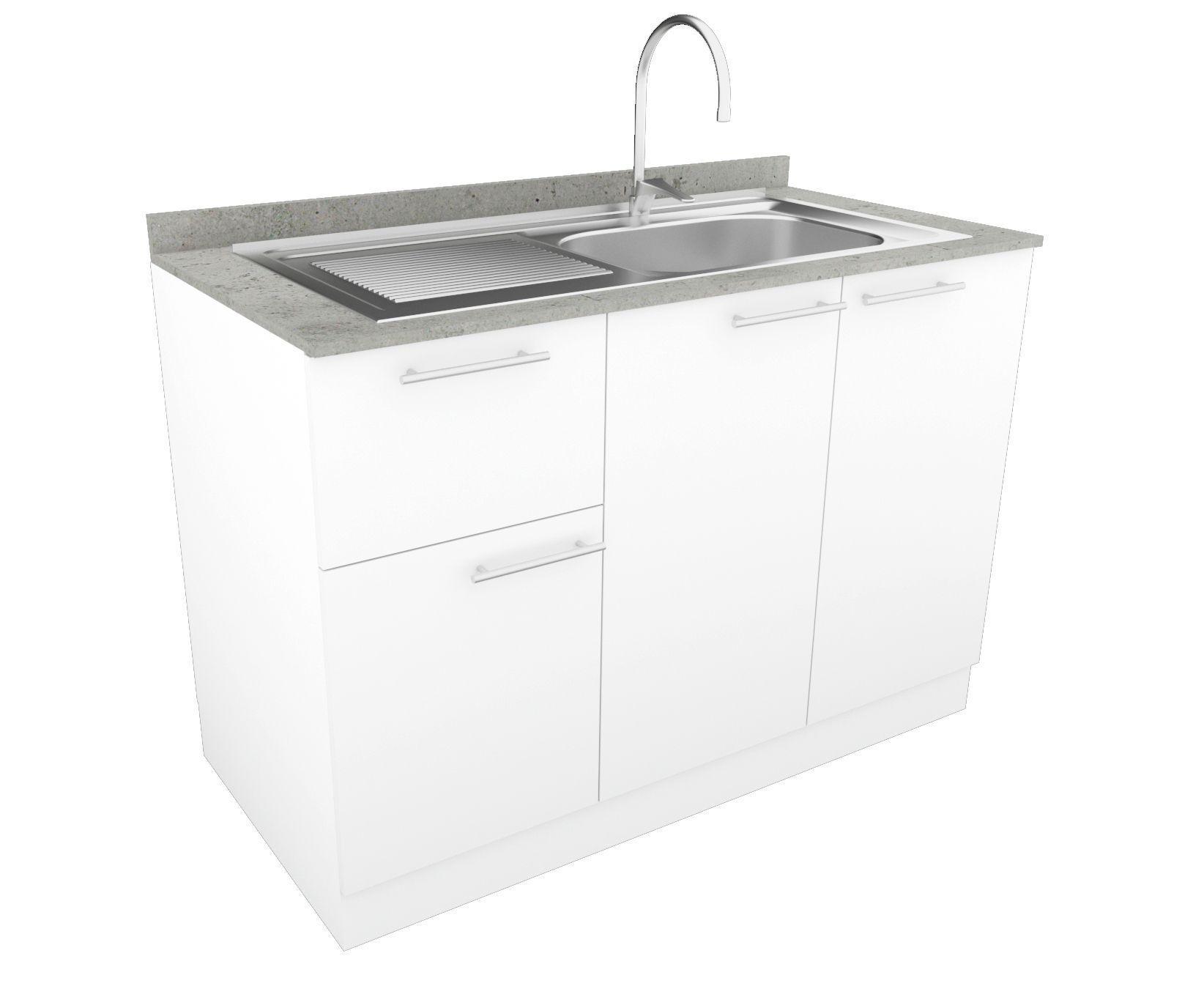 MUEBLE COCINA MODULAR 100 ARMADO LAVAPLATOS IZQUIERDO BLANCO-2
