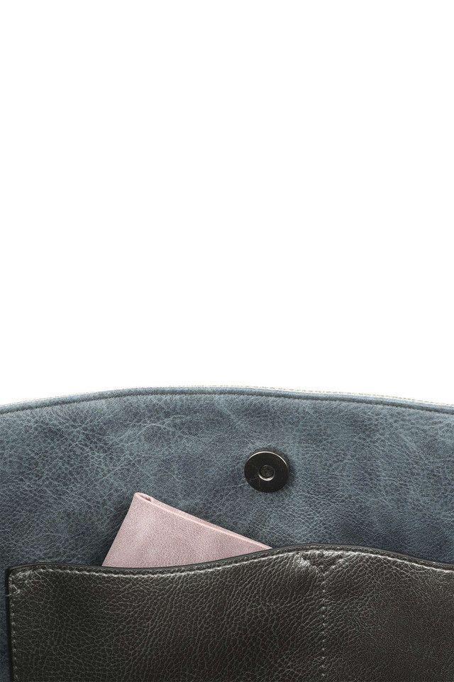 Cartera Hombro Plateada Beach Comber Luna Humana-2
