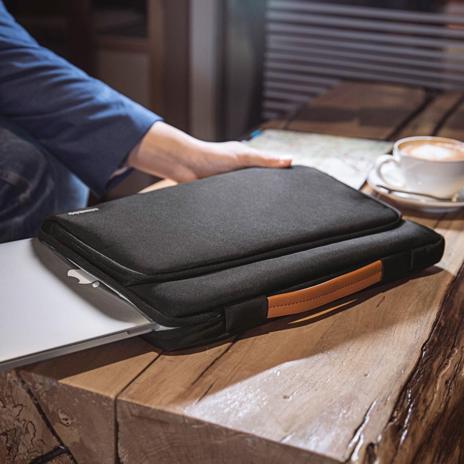 Tomtoc-funda A14 Para 14''Notebook/Macbook- Negro-4