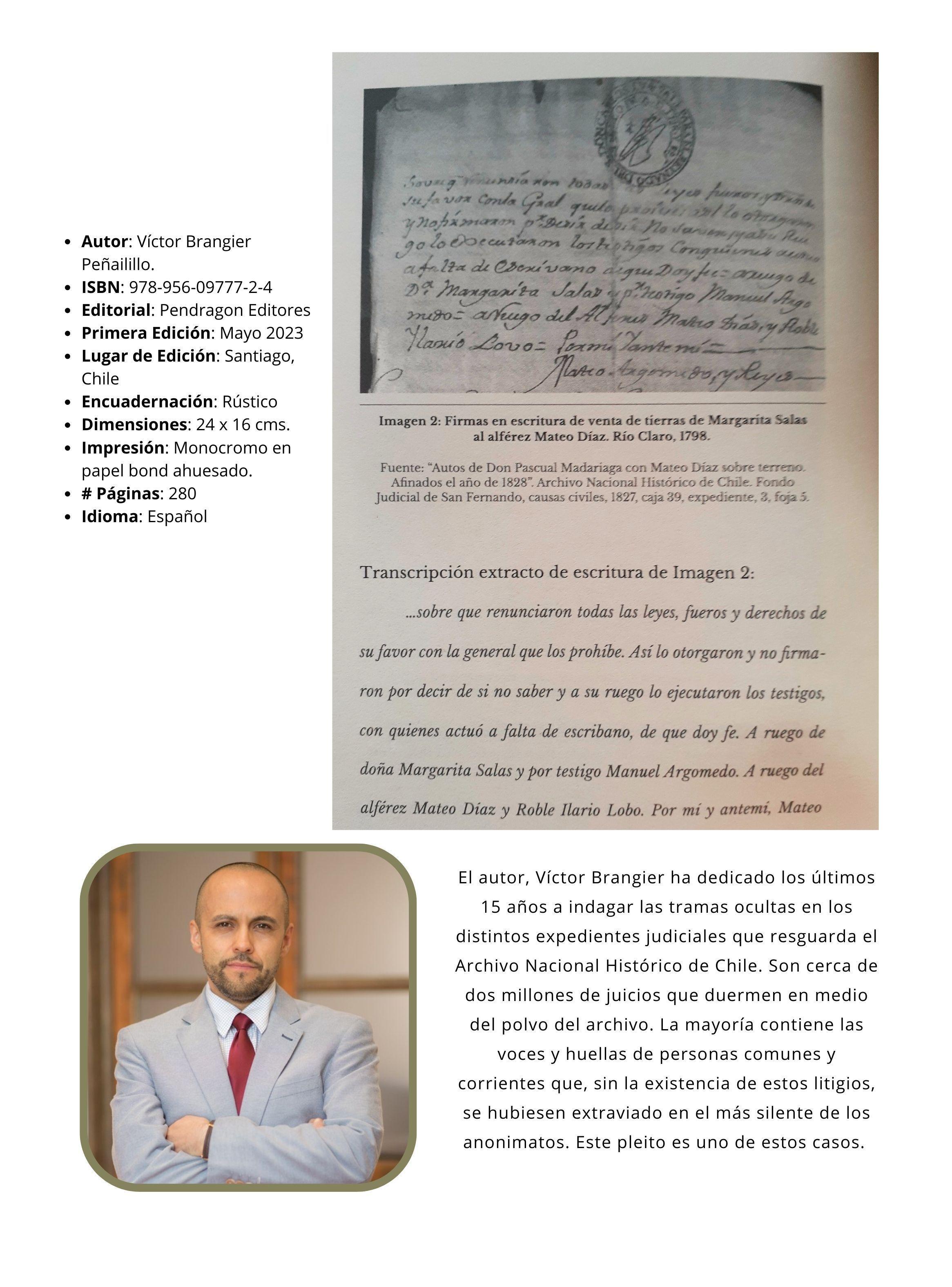 LAS SEMILLAS DE COLLIGUAY, Victor Brangier-1