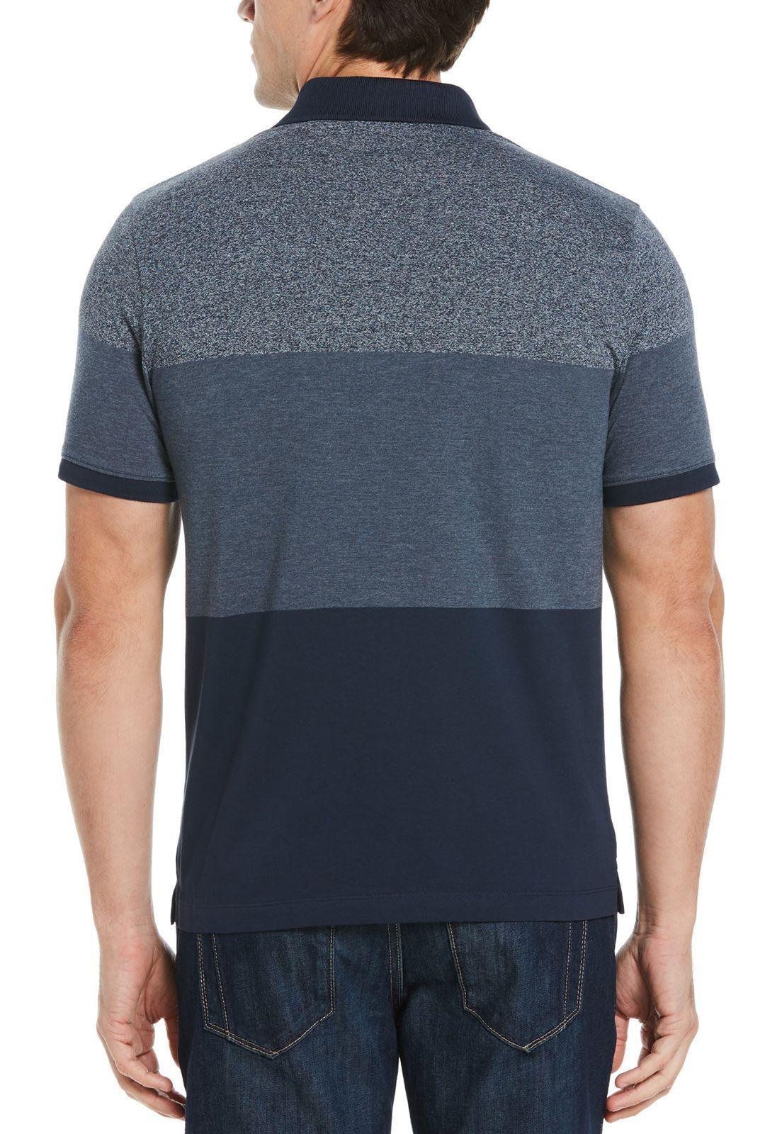 Polera polo color block navy-1