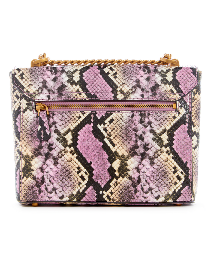 Cartera Guess Shenny Convertible Xbody Flap Pin Rosado-2