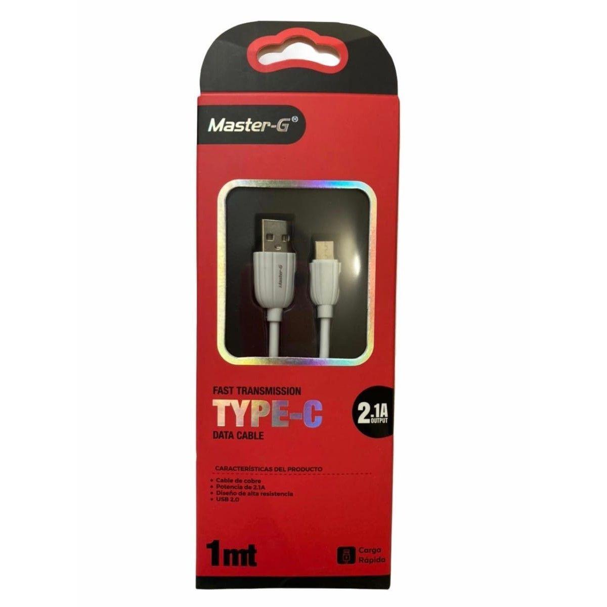 Cable Usb Tipo C Master G 2.1A-2