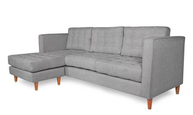 SECCIONAL PARKER REVERSIBLE GRIS CLARO-0
