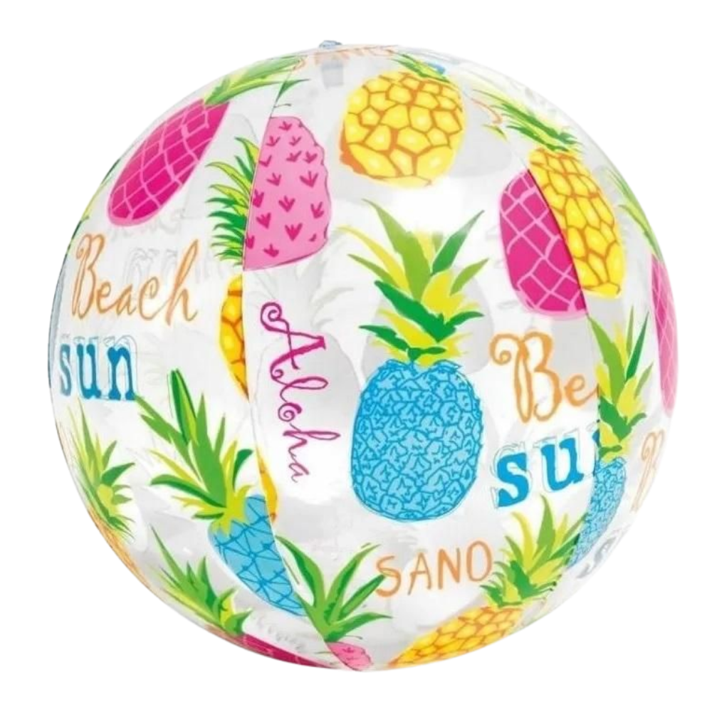 Pelota Inflable Piñas Colores 51 Cm Lively Print-0