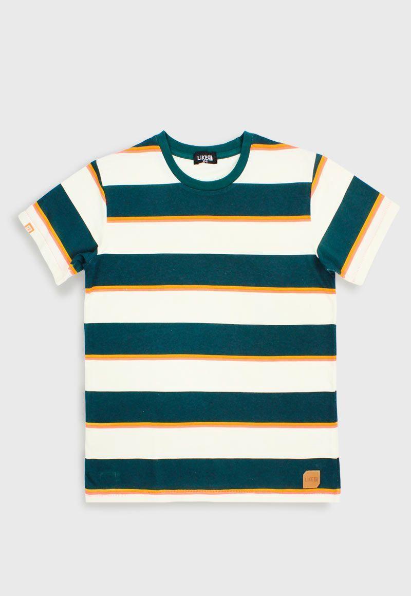 Polera teens niño listada ingenio 506-0