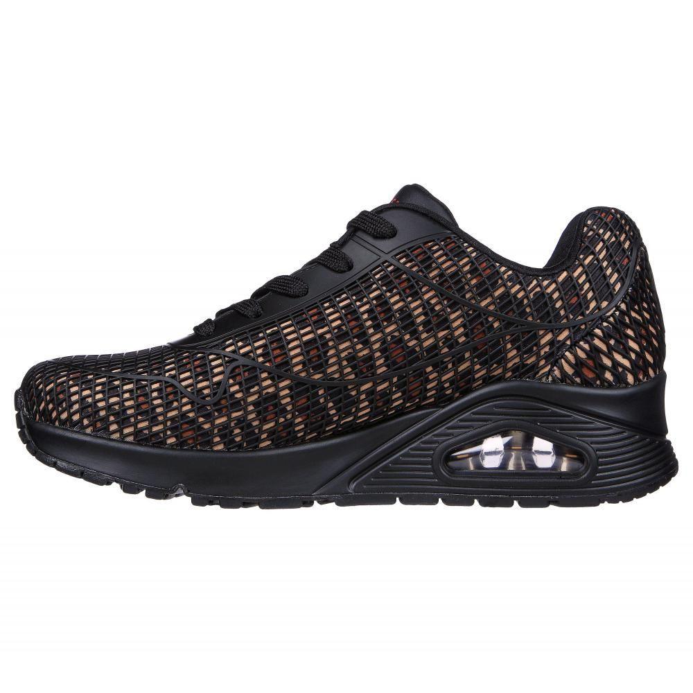 Zapatilla Mujer Uno  Free Negro Skechers-3