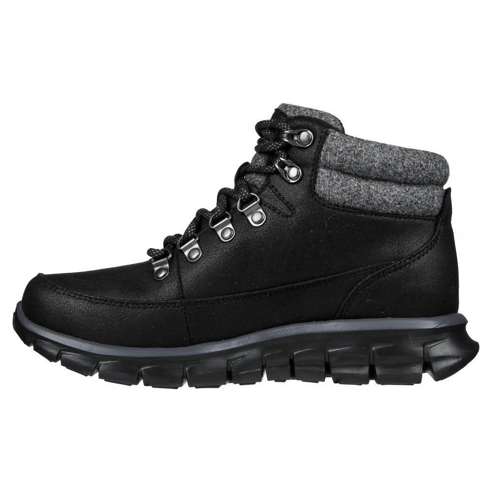 Botin Mujer Synergy Negro Skechers-4