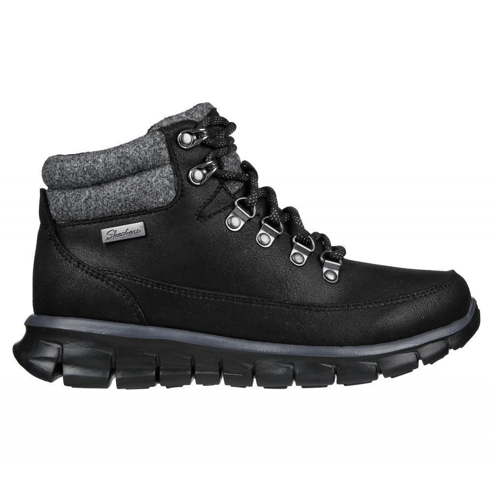 Botin Mujer Synergy Negro Skechers-5