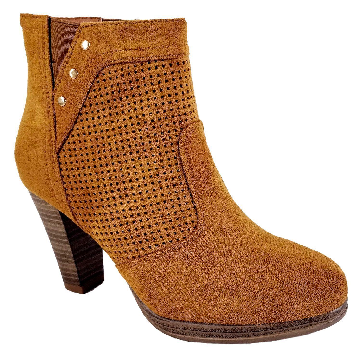 Botin formal de Mujer Camel-1