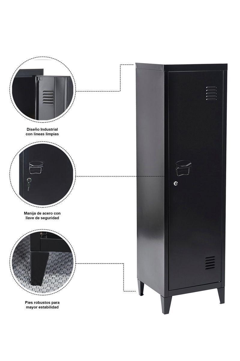 Estante Armario Casillero 137.5x38.5x38.5 cm-4