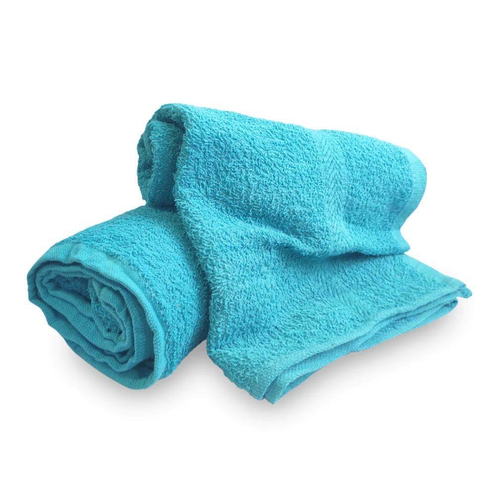 Juego De Toallas Silver Doral 100% Algodón Celeste -1