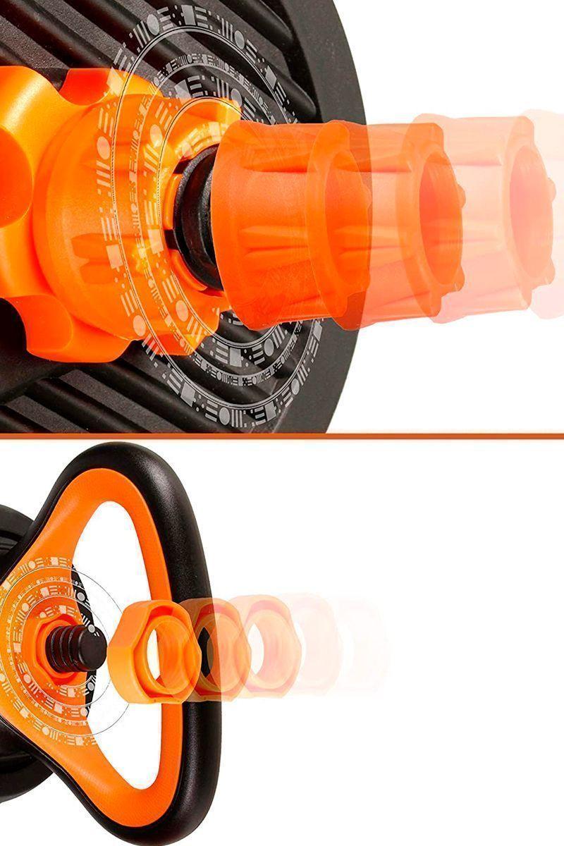 Set Pesas Ajustable 40 Kg Kettlebells Negro-3