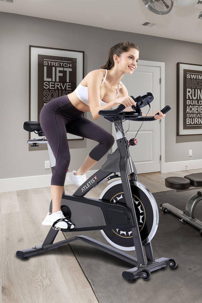 Bicicleta Spinning Sport Volante 10Kg Gris-1