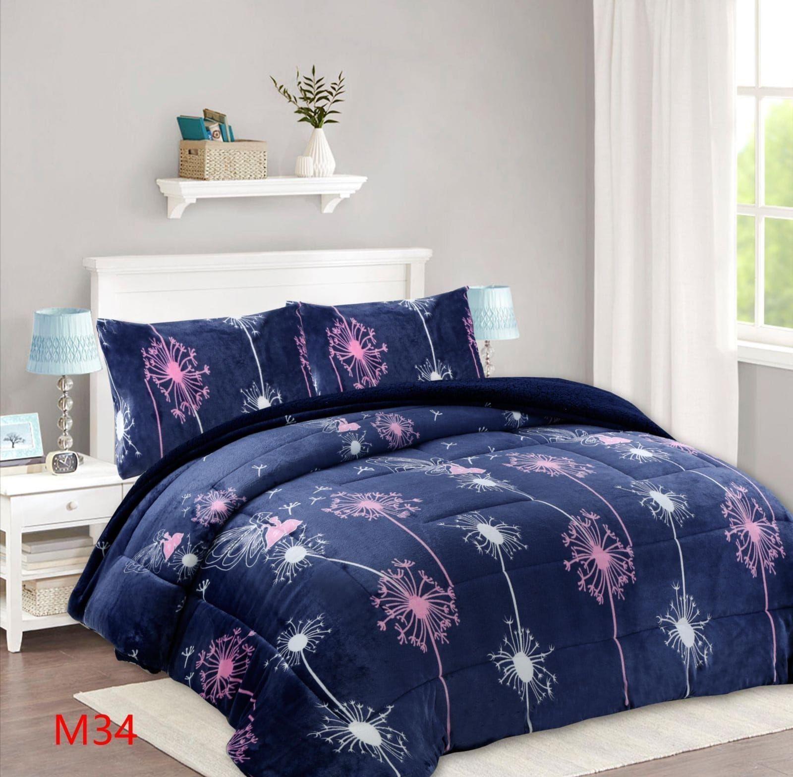 Cobertor Chiporro 2 Plazas - Azul Diente de León M34-1