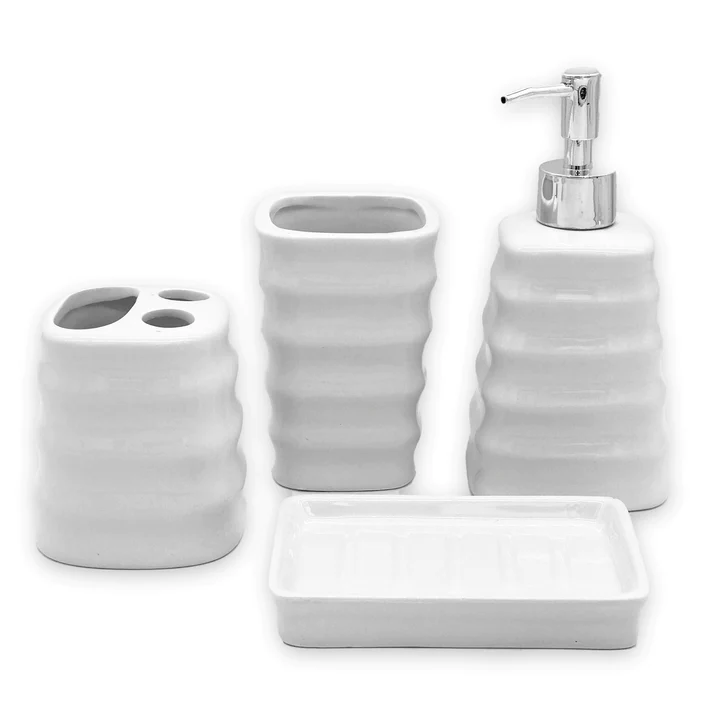 Set de Accesorios para Baño 4 piezas - Aqualux™-0