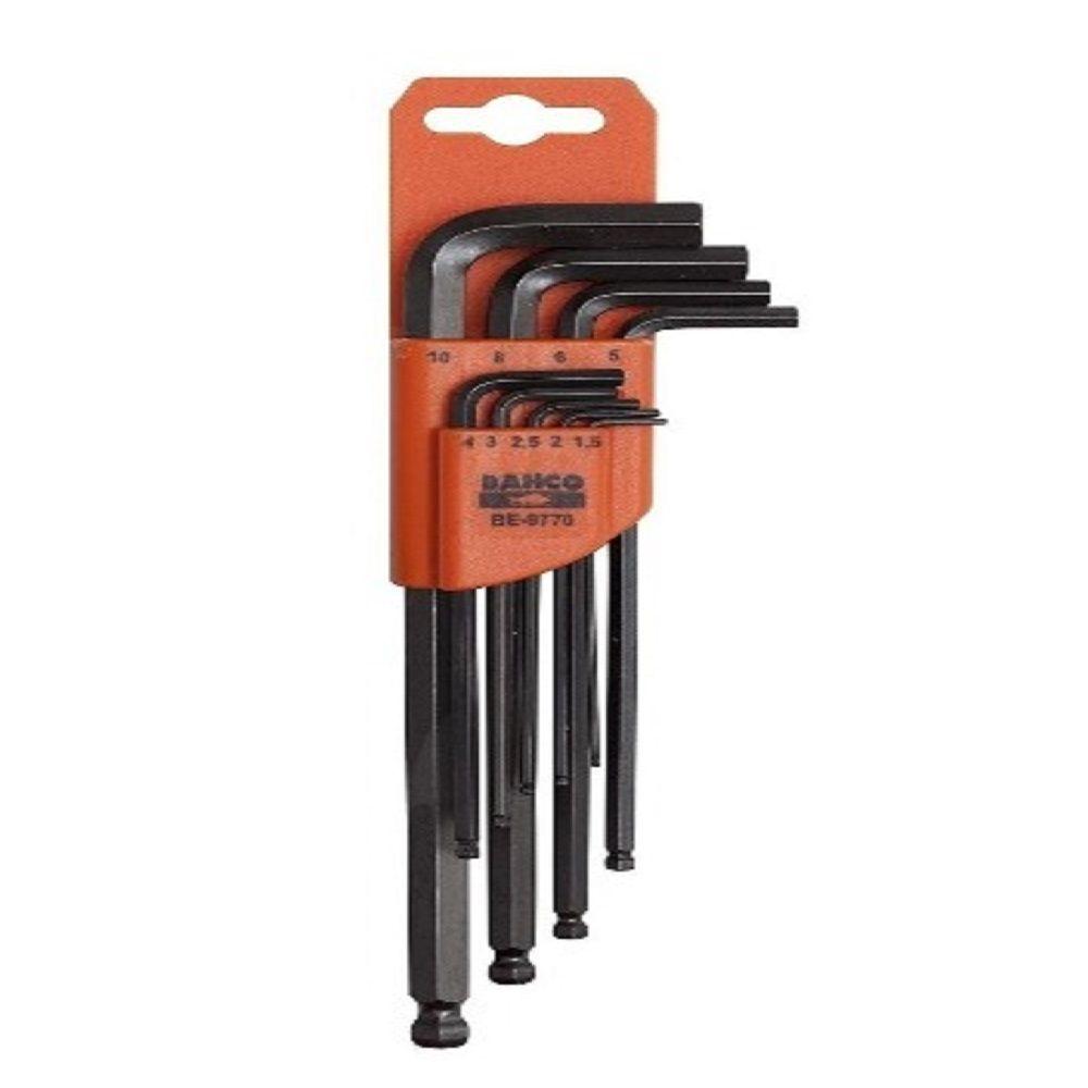 Set Llave Hexagonal 9 Piezas - Bahco-0