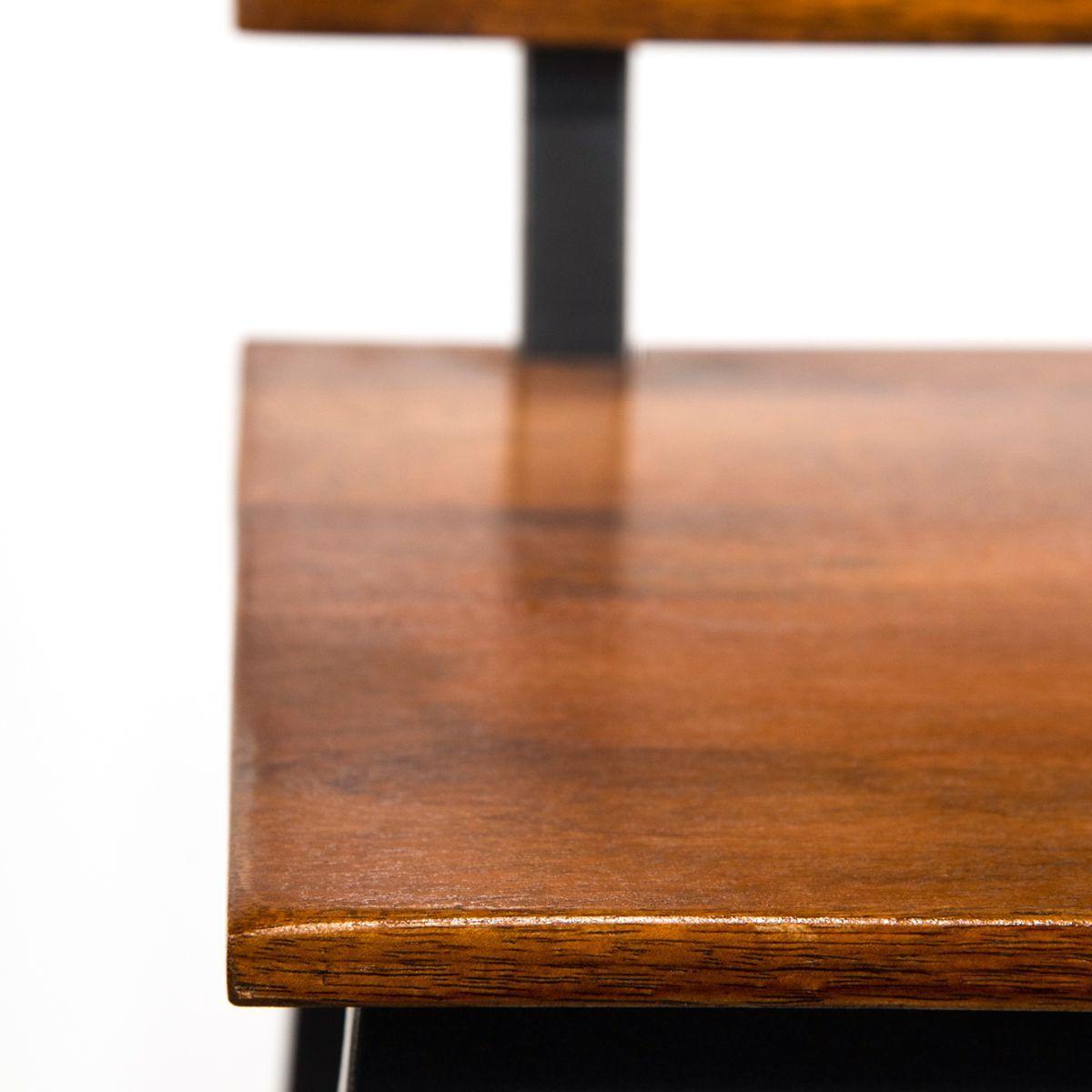 Silla de Bar Madera De Mango y Metal-3