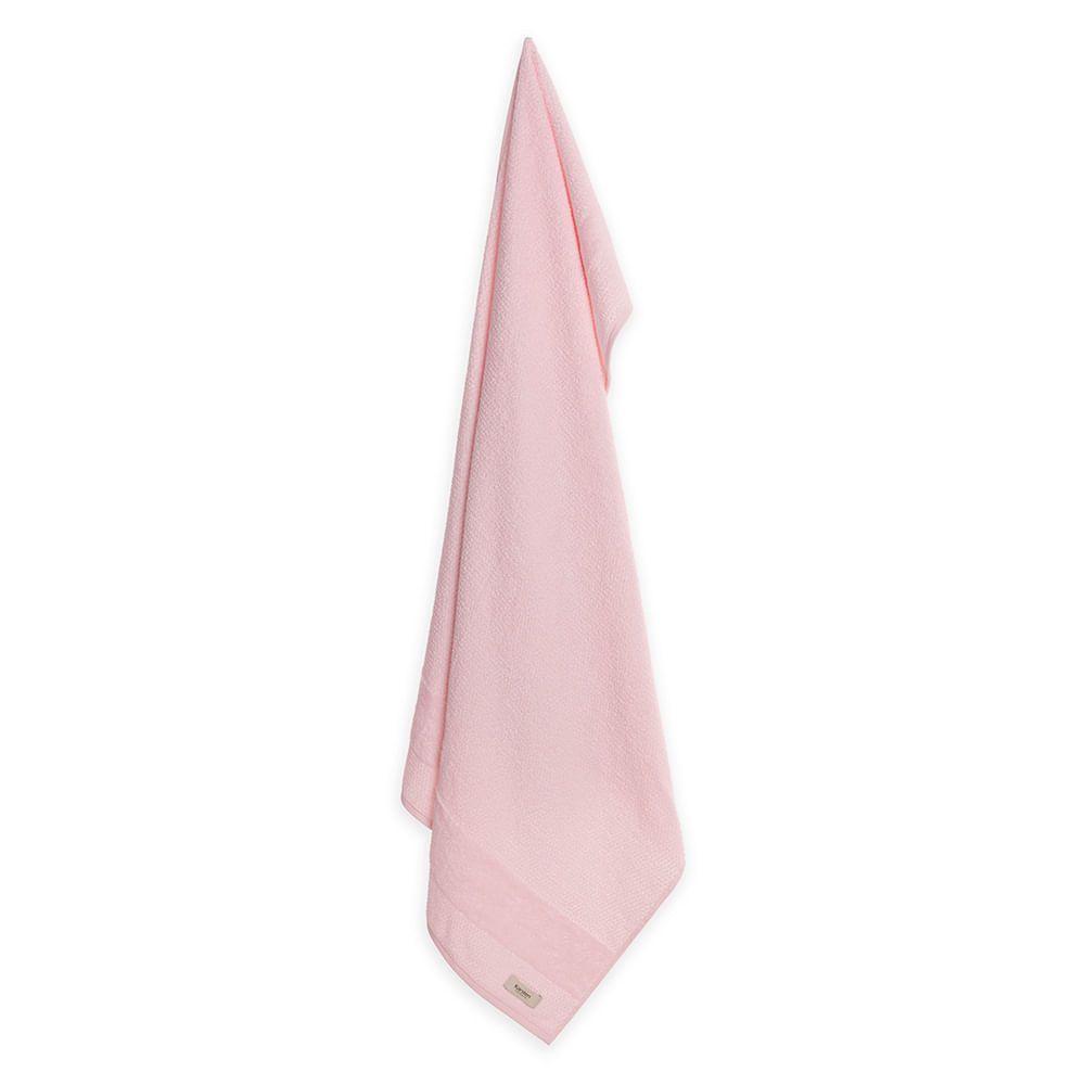 Sábana de baño Karsten Atuale 450gr 86 x 150 cm Rosa-1