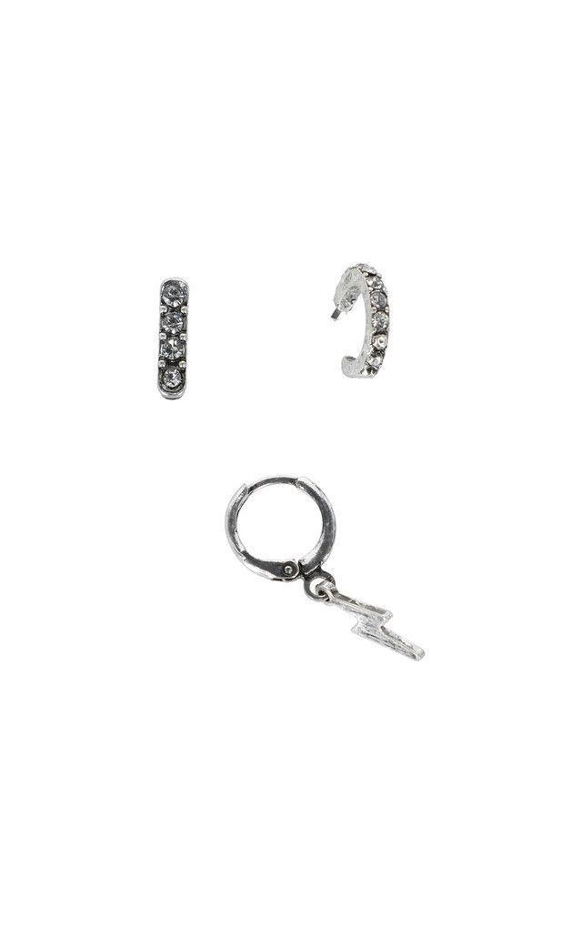 Set Aros Party Plateados Humana-0