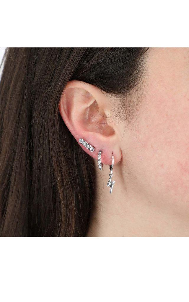 Set Aros Party Plateados Humana-1